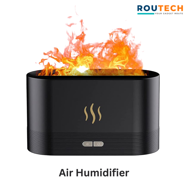 Flame Humidifier Led Night Light Fire Humidifier Aroma Diffuser Humidifier