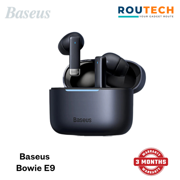 Baseus TWS True Wireless Earphones Bowie E9 For Clear Voice Calls Music -3months Replacement warranty