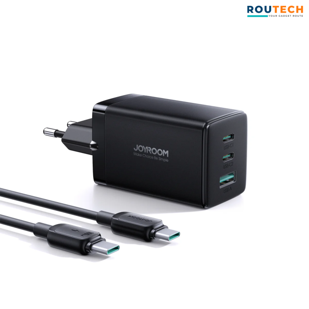 JOYROOM JR-TCG01 GaN Ultra 65W 2C1A Fast Charger